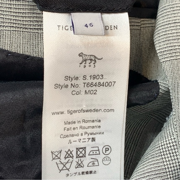 Tiger of Sweden S.1903 Slim Fit Suit Jacket - Picture 13 of 14